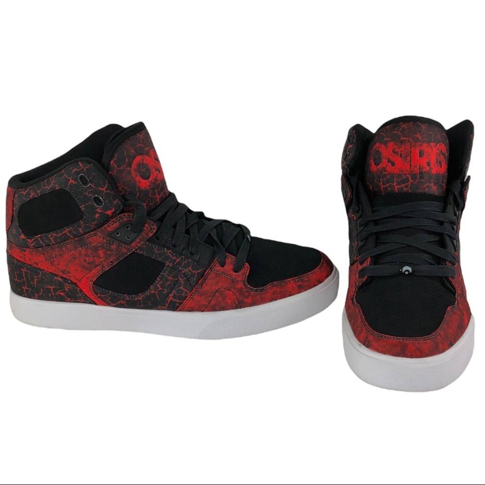 Osiris NYC 83 Vulc Molten Lava High Top Vintage Skateboarding Shoes